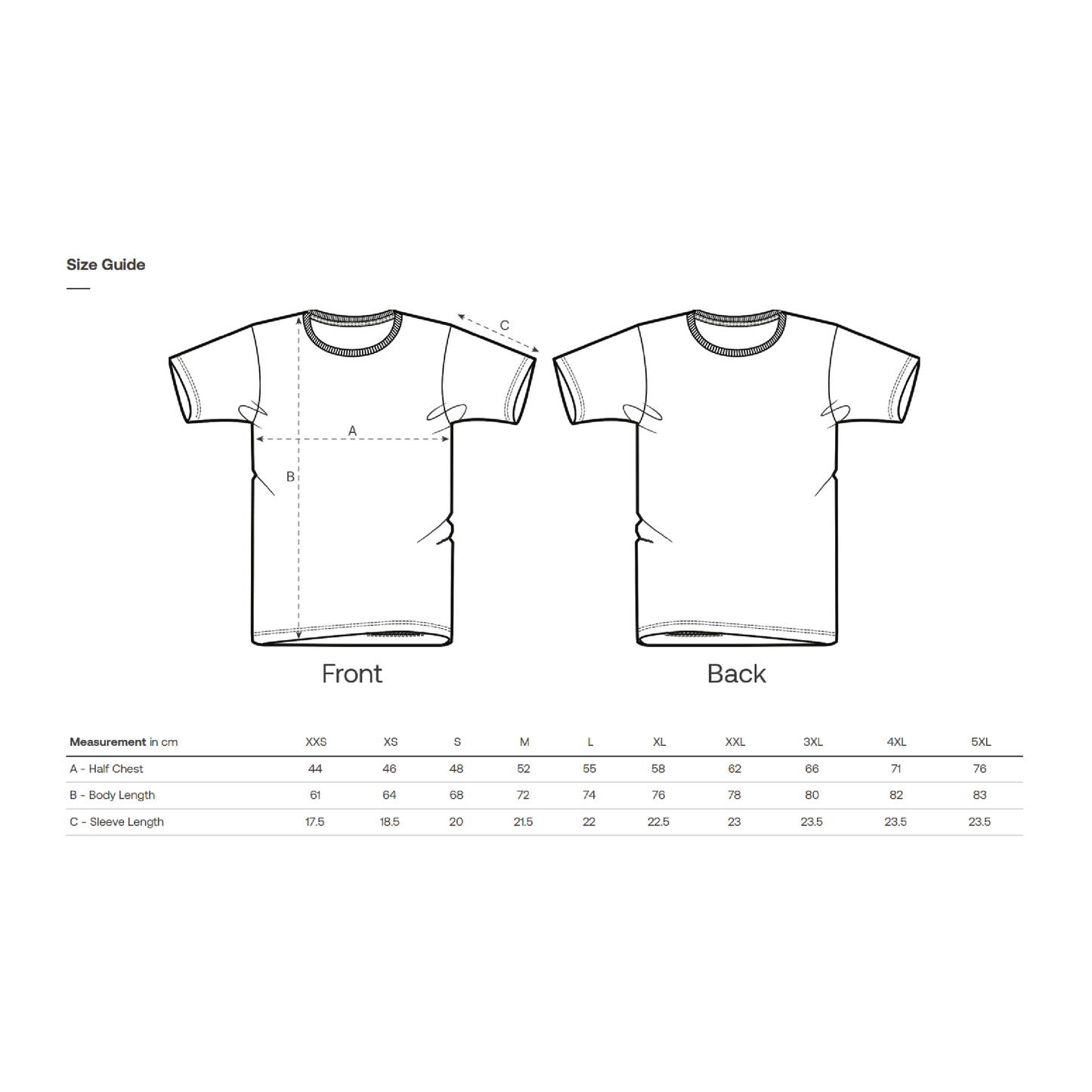 NYHET // T-skjorte // Sort // Rød Deformat