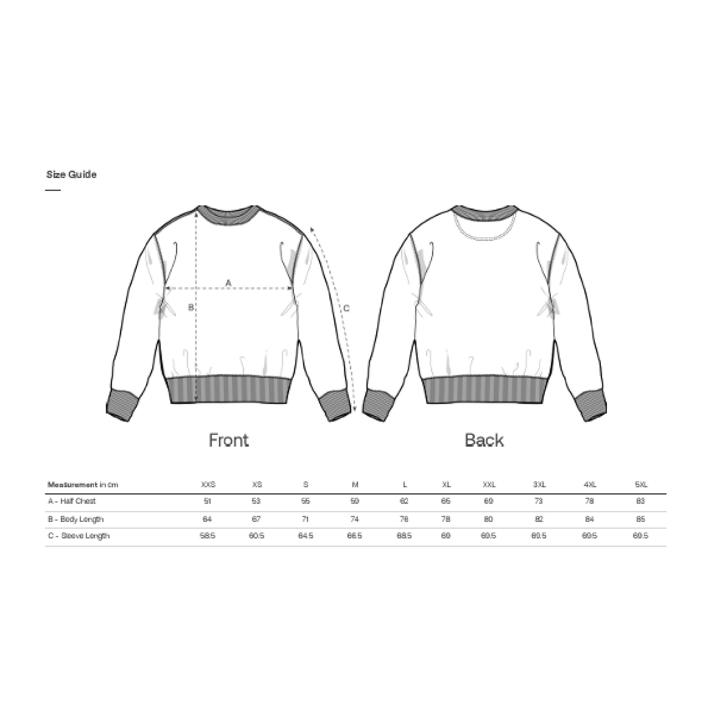 NYHET // Crewneck // Deformat Sort