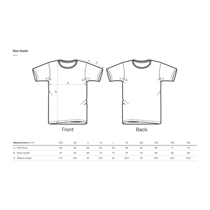 NYHET // T-skjorte // Sort // Rød Deformat