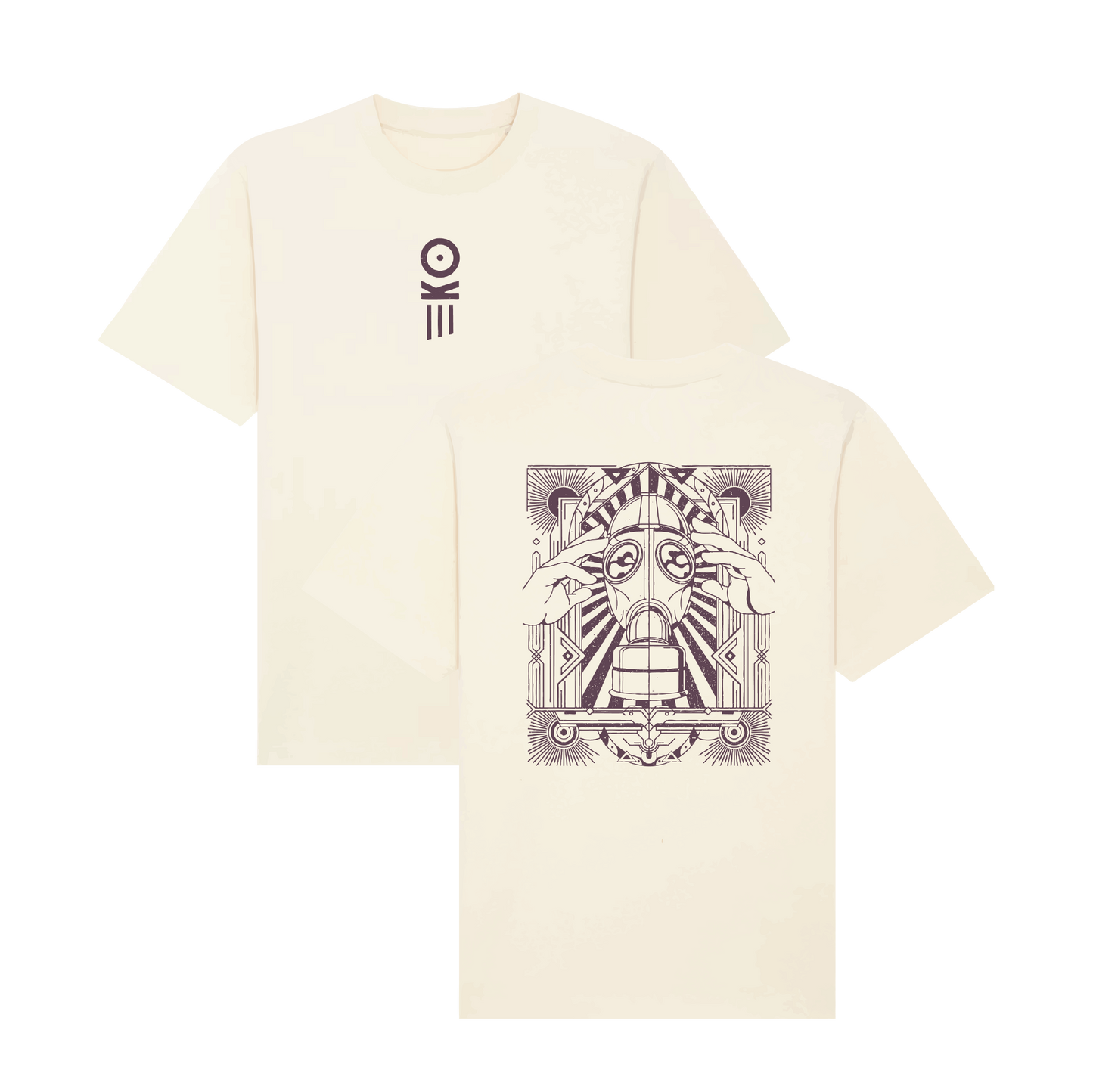 NYHET // T-skjorte // Natural Raw // Deformat